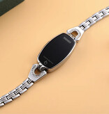 SKMEI Diamentowy zegarek dla kobiet - cyfrowy ekran dotykowy LED, wodoodporny, złoty