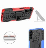 Wolfsay Samsung Galaxy A14 (5G) Case with Kickstand - Shockproof Cover Case Blue