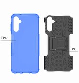 Wolfsay Funda Samsung Galaxy A14 (5G) con Pata de Cabra - Funda Antigolpes Púrpura