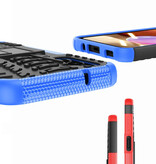 Wolfsay Samsung Galaxy A04S Hülle mit Ständer – stoßfeste Schutzhülle Lila