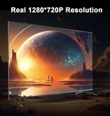 Magcubic HY300 Draagbare Projector - 200 ANSI Lumen - Android 11 Beamer Home Media Speler Wit