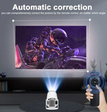 Magcubic HY300 Draagbare Projector - 200 ANSI Lumen - Android 11 Beamer Home Media Speler Wit