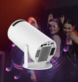 Magcubic HY300 Portable Projector - 200 ANSI Lumen - Android 11 Beamer Home Media Player White