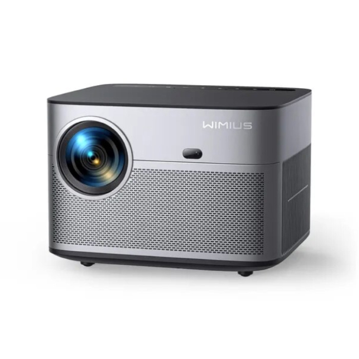 P64 Projector - 500 ANSI Lumen - Android Beamer Home Media Player Silver