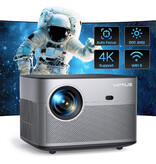 Wimius P64 Projector - 500 ANSI Lumen - Android Beamer Home Media Player Silver