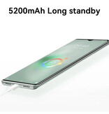 Landvo Smartphone C55 Pro Negro - Android 13 - 8 GB RAM - 128 GB Almacenamiento - Cámara 48MP - Batería 5200mAh