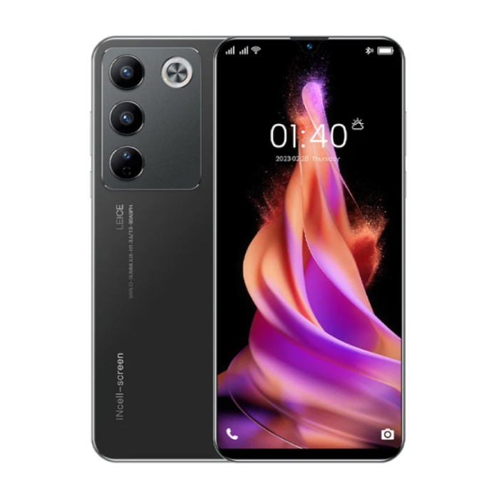 C55 Pro Smartphone Zwart - Android 13 - 8 GB RAM - 128 GB Opslag - 48MP Camera - 5200mAh Batterij