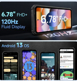 Ulefone Smartphone Note 30 Negro - Android 13 - 8 GB RAM - 256 GB Almacenamiento - Cámara 48MP - Batería 5200mAh - Copy