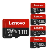 Lenovo Karta Micro-SD/TF o pojemności 128 GB — SDHC/SDXC — Pamięć Flash A1