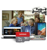Lenovo 128GB Micro-SD/TF Card - SDHC/SDXC - A1 Flash Memory