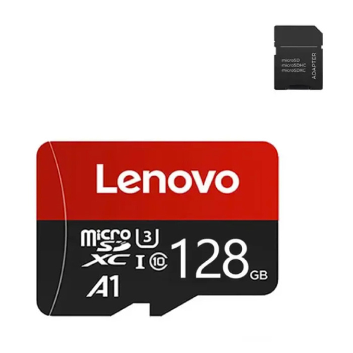 Lenovo Carte Micro-SD/TF 128 Go - SDHC/SDXC - Mémoire Flash A1