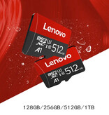 Lenovo Carte Micro-SD/TF 128 Go - SDHC/SDXC - Mémoire Flash A1 - Copy