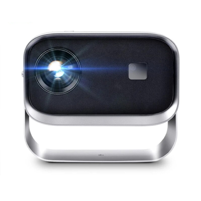 A003 Mini-Projektor – 5000 Lumen – Bildschirmspiegelung, Beamer, Heim-Media-Player, Schwarz