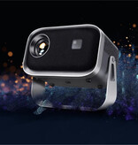 AUN A003 Mini Projector - 5000 Lumen - Screen Mirroring Beamer Home Media Player Black