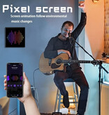 Shustar Pantalla de píxeles LED de 16x16: pantalla de luz RGB programable y personalizable