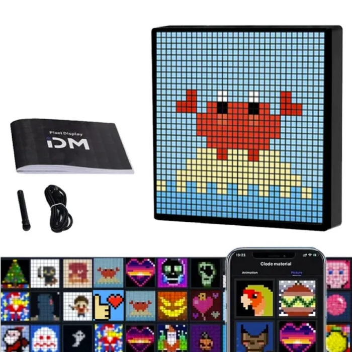 Shustar 32x32 LED Pixel Display - Customizable Programmable RGB Light Screen