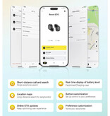 Baseus Écouteurs sans fil Bowie EZ10 - Écouteurs-casques TWS Bluetooth 5.3 Noir