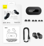 Baseus Bowie EZ10 Auriculares Inalámbricos - Auriculares Earbuds TWS Bluetooth 5.3 Negro