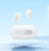 Baseus Auricolari Wireless Bowie EZ10 - Cuffie Auricolari TWS Bluetooth 5.3 Bianco