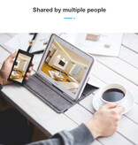 Stuff Certified® Sześciokątny zegar RGB z kamerą 1080p i Wi-Fi - bezpieczeństwo w pomieszczeniach Noktowizor na podczerwień