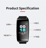 XIXI Security Camera Watch Smartband DVR Camera - 1080p - 8 GB Built-in Memory