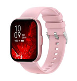 COLMI Reloj Inteligente P68 - Pantalla AMOLED de 2.04'' - Correa de Silicona - 100 Modos Deportivos - Reloj Seguimiento de Actividad Deportiva Fitness Rosa