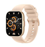 COLMI Montre Connectée P68 - Écran AMOLED 2,04'' - Bracelet Silicone - 100 Modes Sportifs - Montre Tracker d'Activité Sportive Fitness Or