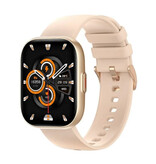 COLMI P68 Smartwatch – 2,04'' AMOLED-Bildschirm – Silikonarmband – 100 Sportmodi – Fitness-Sport-Aktivitäts-Tracker-Uhr Gold