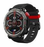 Lokmat Zeus 5 Pro Smartwatch – Schlafmonitor, Herzfrequenz, Sauerstoff, Sportaktivitäts-Tracker, wasserdicht, Schwarz