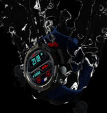 Lokmat Smartwatch Zeus 5 Pro - Monitoraggio del sonno, monitoraggio della frequenza cardiaca, dell'ossigeno, dell'attività sportiva, impermeabile, rosso