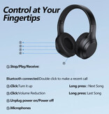 Lenovo Bezprzewodowe słuchawki ThinkPlus TH10 z mikrofonem - zestaw słuchawkowy Bluetooth 5.0 w kolorze czarnym
