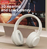 Lenovo ThinkPlus TH10 Wireless Headphones with Microphone - Bluetooth 5.0 Headset Beige