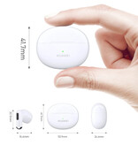 Huawei Bezprzewodowe słuchawki Mini Pro - słuchawki douszne HiFi TWS Bluetooth 5.0 białe