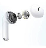 Huawei Bezprzewodowe słuchawki Freebuds SE 2 – słuchawki douszne ze sterowaniem dotykowym Bluetooth 5.3, białe