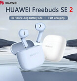 Huawei Bezprzewodowe słuchawki Freebuds SE 2 - słuchawki douszne ze sterowaniem dotykowym Bluetooth 5.3 Niebieski