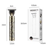 Stuff Certified® Retro T9 Hair Clipper - Cordless Trimmer Electric Shaver Gold