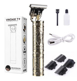 Stuff Certified® Cortapelos Retro T9 - Recortadora inalámbrica Afeitadora eléctrica Buda de bronce