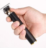 Stuff Certified® Maszynka do strzyżenia włosów Retro T9 - Bezprzewodowa maszynka do strzyżenia Golarka elektryczna Black Dragon