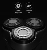 Enchen Golarka rotacyjna Blackstone - Trymer Bezprzewodowa maszynka do golenia Elektryczna maszynka do strzyżenia włosów Czarna