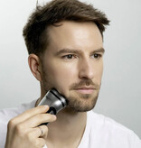Encen Blackstone Rotary Shaver - Trimmer Cordless Shaving Machine Electric Hair Clipper Silver
