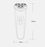 Enchen Blackstone Rotary Shaver - Trimmer Cordless Shaver Electric Hair Clipper Silver