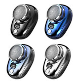 Stuff Certified® Mini golarka - trymer Bezprzewodowa maszynka do golenia Elektryczna maszynka do strzyżenia włosów Czarna