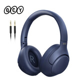 QCY Casque sans fil H3 - Casque ANC Bluetooth 5.4 haute résolution Bleu foncé