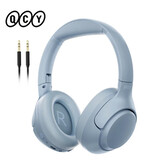 QCY Auriculares inalámbricos H3 - Auriculares ANC Bluetooth 5.4 de alta resolución azul claro