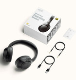 QCY Auriculares inalámbricos H3 - Auriculares ANC Bluetooth 5.4 de alta resolución negros