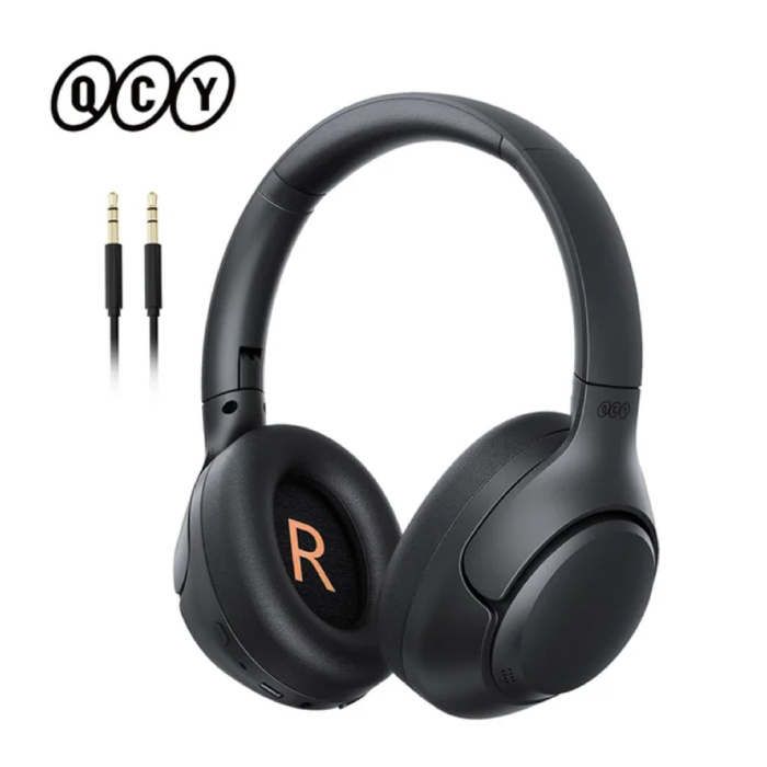 QCY Casque sans fil H3 - Casque ANC Bluetooth 5.4 Hi-Res Noir