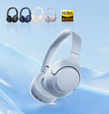 QCY H3 Wireless Headphones - ANC Bluetooth 5.4 Hi-Res Headset White