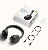 QCY Casque sans fil H3 - Casque ANC Bluetooth 5.4 haute résolution Blanc