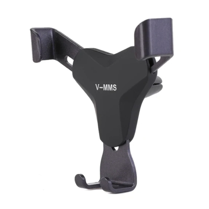 Universal Phone Holder Car with Air Vent Clip - Dashboard Smartphone Holder Black