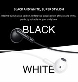 Realme Buds Classic-Ohrhörer mit Ein-Tasten-Steuerung – USB-Typ-C-Ohrhörer – Weiß